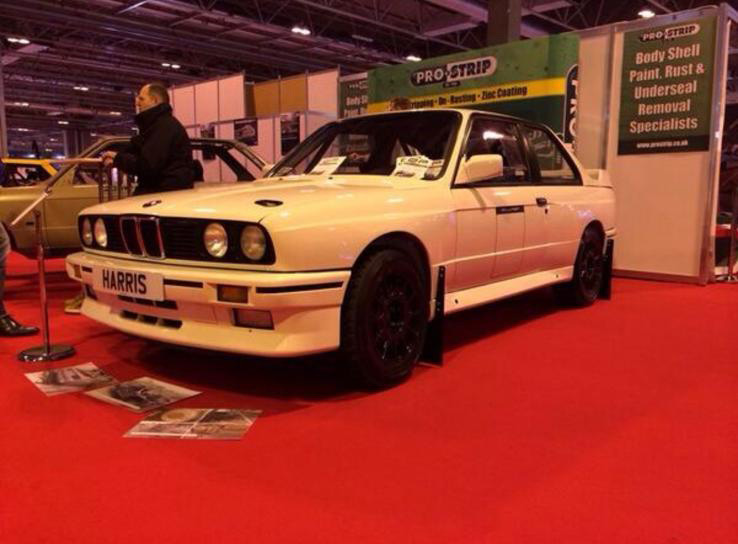 Chris Harris BMW at the Autosports Show in 2017