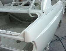 BMW frame after a fresh coat of paint